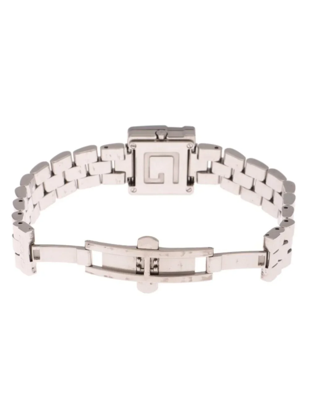 Gucci G Square Watch Stainless Steel Pink Dial Quartz